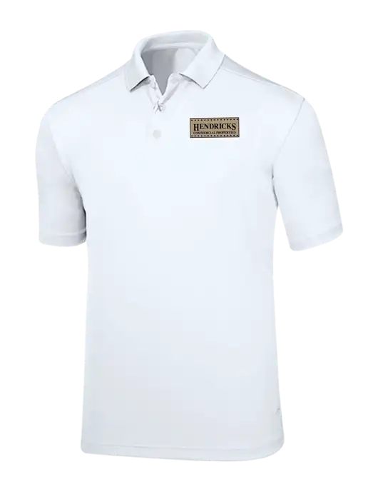 Callaway Core Bright White Performance Polo w/Hendricks Commercial Properties Logo