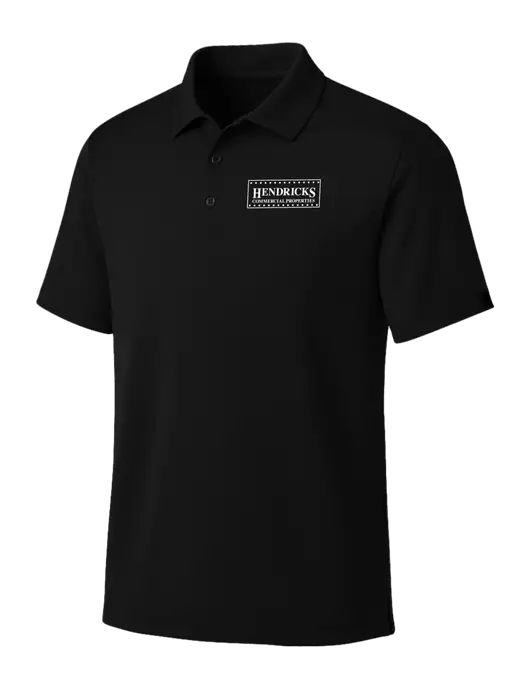 OGIO Blacktop Framework Polo w/Hendricks Commercial Properties Logo