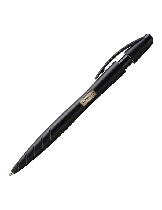 Awali Black Metallic Pen - Black Ink w/Hendricks Commercial Properties Logo
