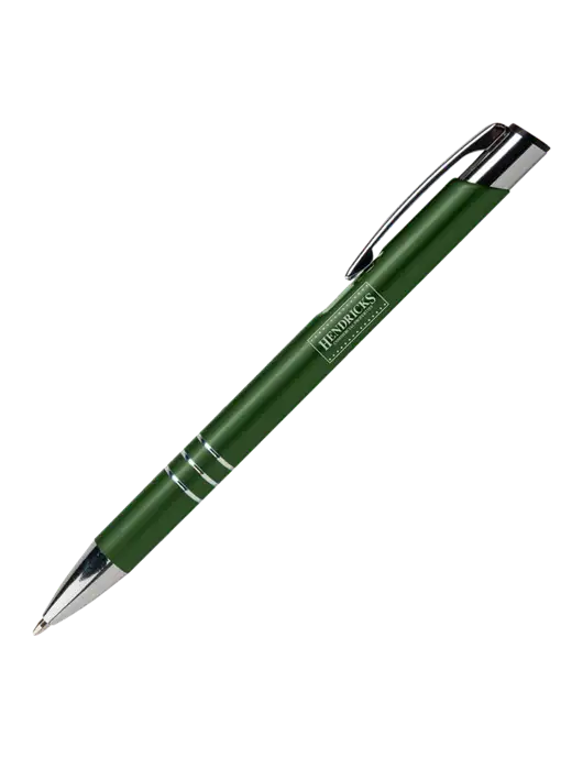 Laurent Green Pen - Black Ink w/Hendricks Commercial Properties Logo