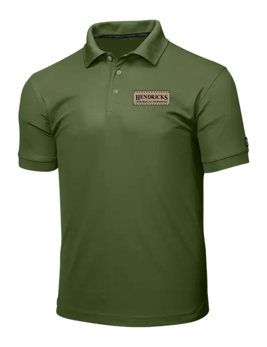 OGIO Olive Caliber 2.0 Polo w/Hendricks Commercial Properties Logo