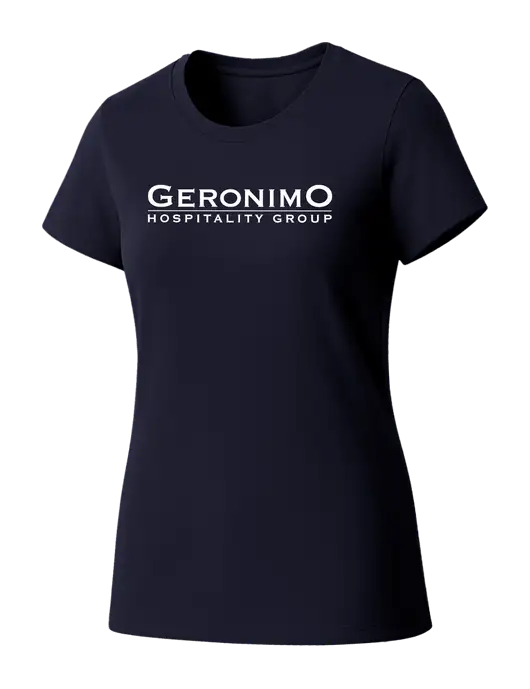 Womens Seriously Soft New Navy T-Shirt w/Geronimo Logo