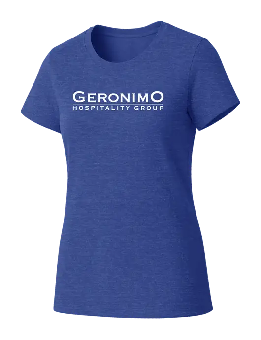 Womens Seriously Soft Royal Frost T-Shirt w/Geronimo Logo