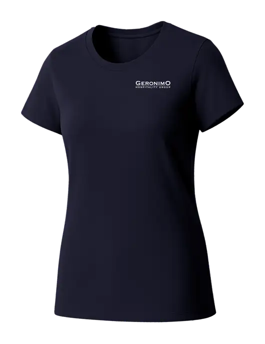 Womens Seriously Soft New Navy T-Shirt w/Geronimo Logo