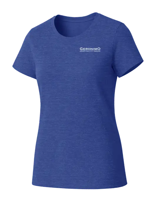 Womens Seriously Soft Royal Frost T-Shirt w/Geronimo Logo