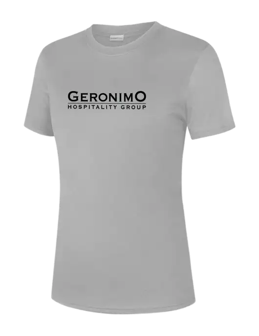  Womens Light Grey PosiCharge Competitor Tee w/Geronimo Logo