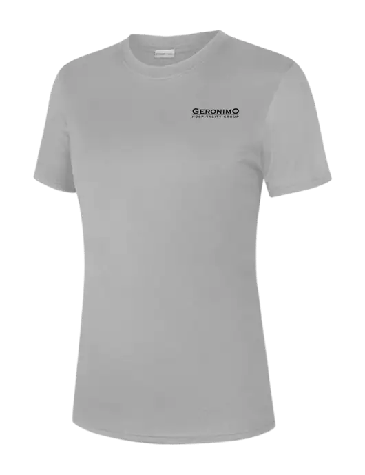  Womens Light Grey PosiCharge Competitor Tee w/Geronimo Logo