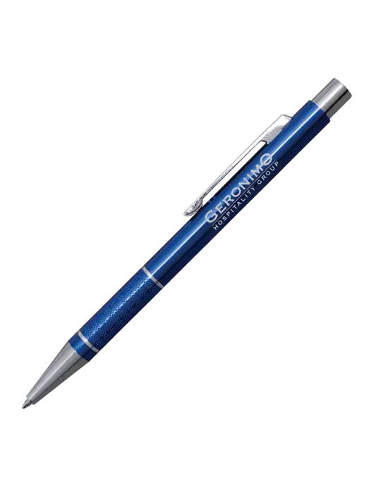 St George Blue Pen - Blue Ink w/Geronimo Logo
