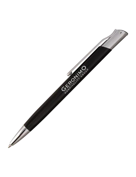 San Malo Black Pen - Black Ink w/Geronimo Logo