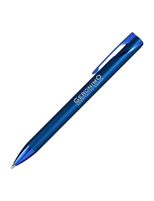 Navy HyperNova Ballpoint Pen - Black Ink w/Geronimo Logo