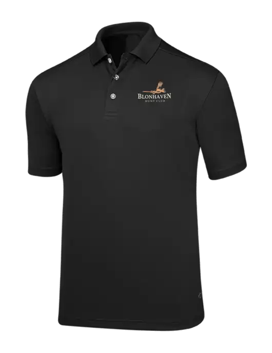 Callaway Core Black Performance Polo w/Blonhaven Hunt Club Logo