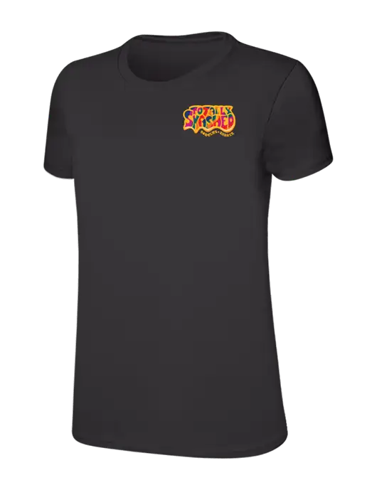 Womens Ring Spun Charcoal 4.5 oz T-Shirt w/Totally Smashed Logo