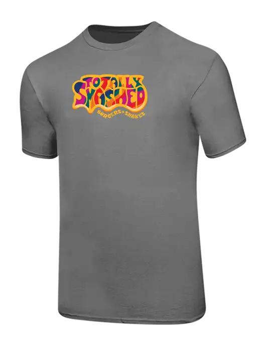 Ring Spun Medium Grey 4.5 oz T-Shirt w/Totally Smashed Logo