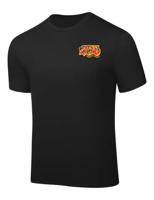 Black PosiCharge Competitor Tee w/Totally Smashed Logo