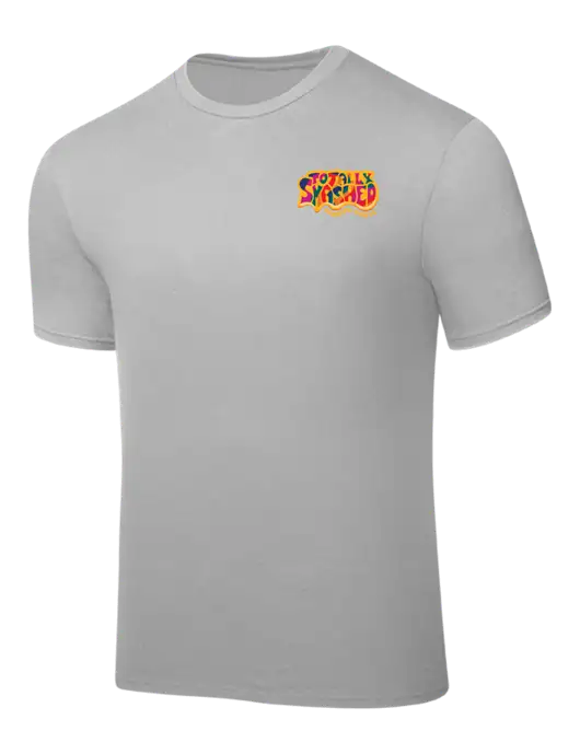 Silver PosiCharge Competitor Tee w/Totally Smashed Logo