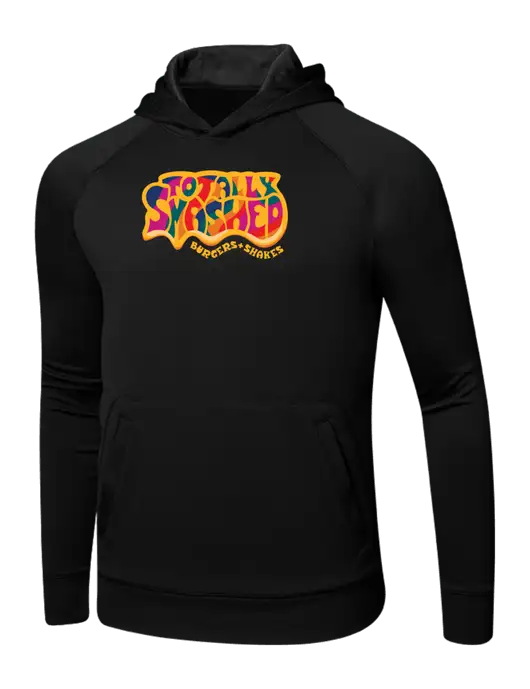 Tech Black Fleece Hooded Sweatshirt w/Totally Smashed Logo