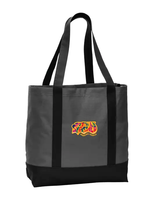 Carryall Charcoal/Black Day Tote Dark w/Totally Smashed Logo