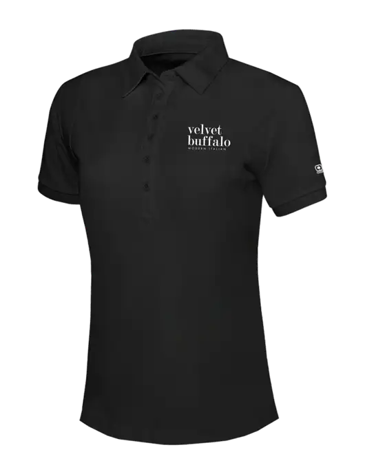OGIO Womens Blacktop Jewel Polo w/Velvet Buffalo Logo