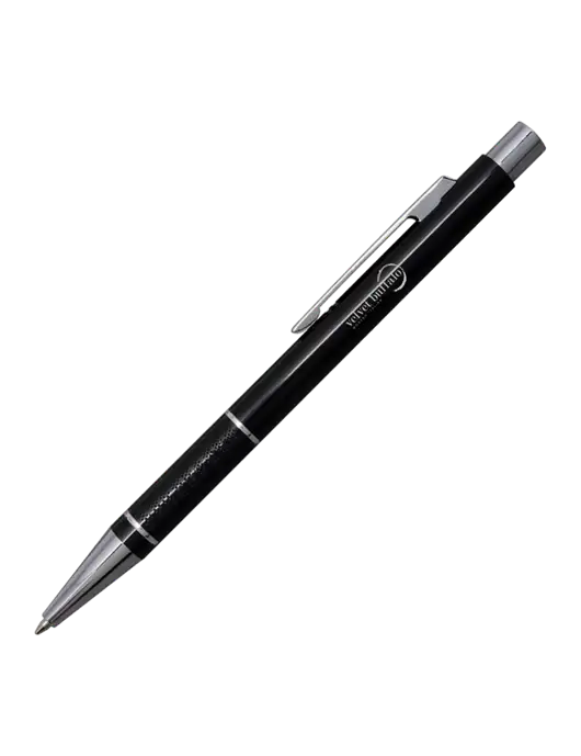 St George Black Pen - Blue Ink w/Velvet Buffalo Logo