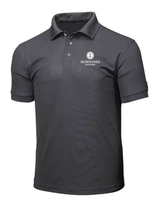 OGIO Charcoal Grey Caliber 2.0 Polo w/Ironworks at Keystone Logo