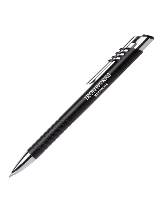 Schirhart Black Pen - Black Ink w/Ironworks at Keystone Logo