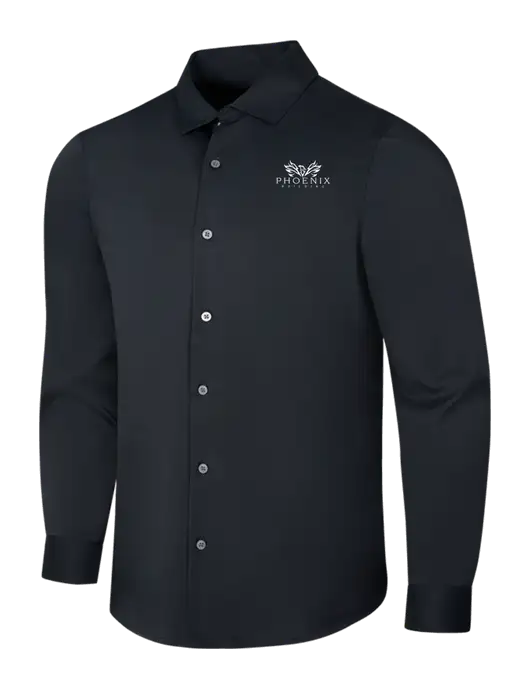 Black City Stretch Shirt w/Phoenix Building Logo
