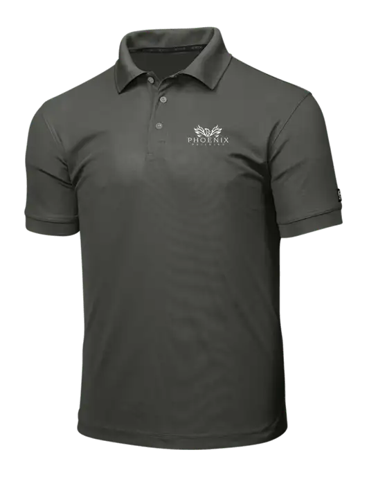 OGIO Medium Grey Caliber 2.0 Polo w/Phoenix Building Logo
