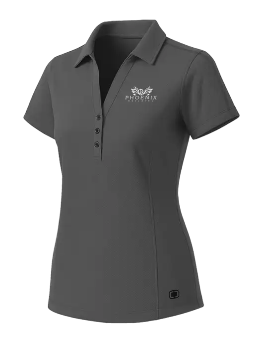 OGIO Womens Medium Grey ONYX Polo w/Phoenix Building Logo