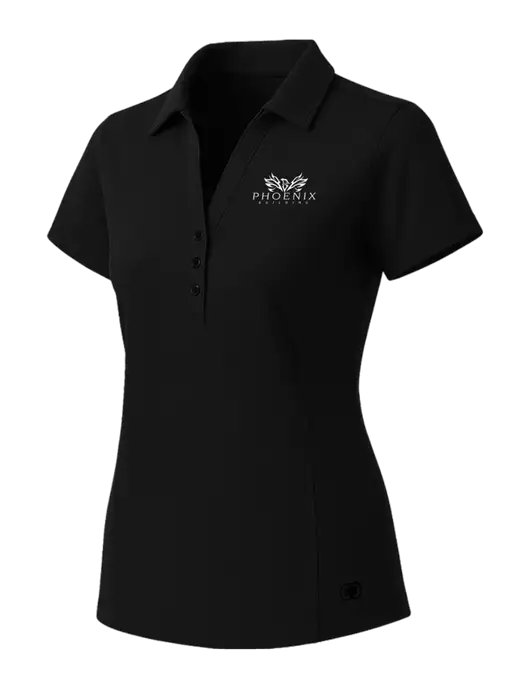 OGIO Womens Blacktop ONYX Polo w/Phoenix Building Logo