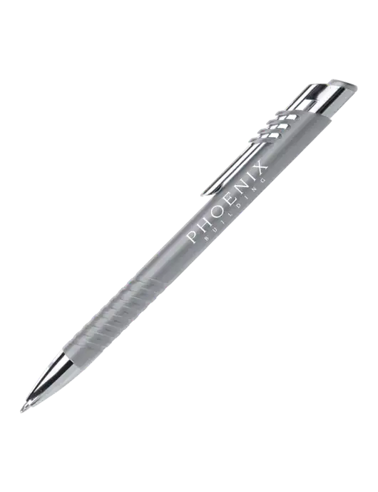 Schirhart Grey Pen - Black Ink w/Phoenix Building Logo