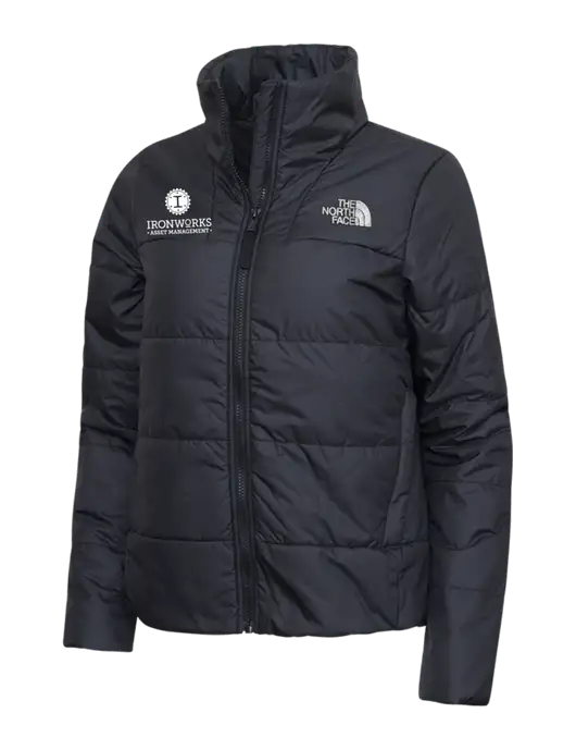 North Face Womens Black Everyday Insulated Jacket w/Ironworks Asset Mgmt Logo