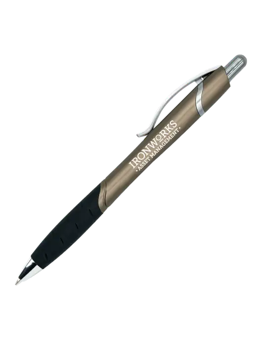 Summerhill Grey Pen - Black Ink w/Ironworks Asset Mgmt Logo