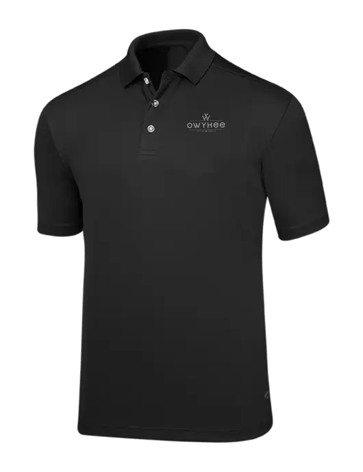 Callaway Core Black Performance Polo w/The Owyhee Logo