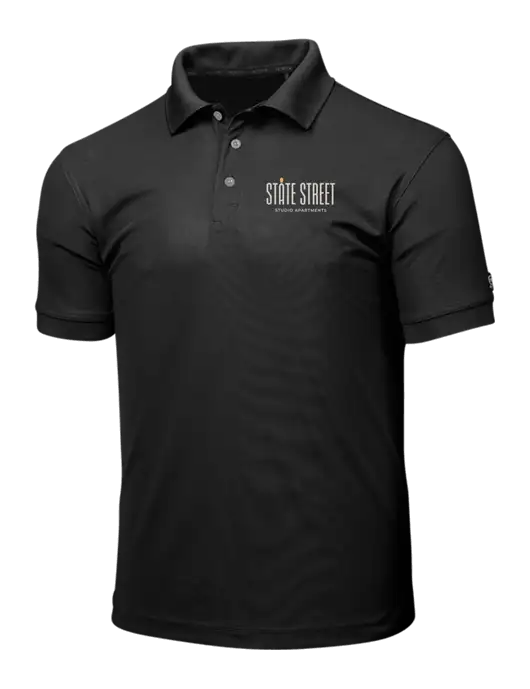 OGIO Blacktop Caliber 2.0 Polo w/State Street Studio Apts Logo