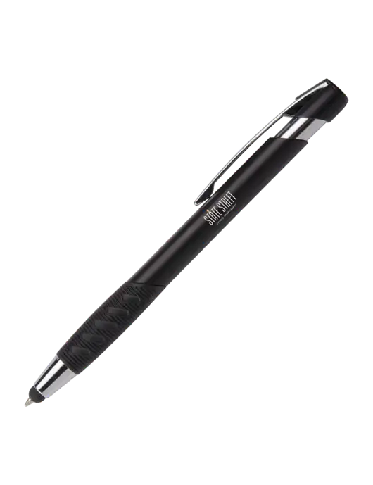 Alize Black Stylus Black Ink Pen w/State Street Studio Apts Logo