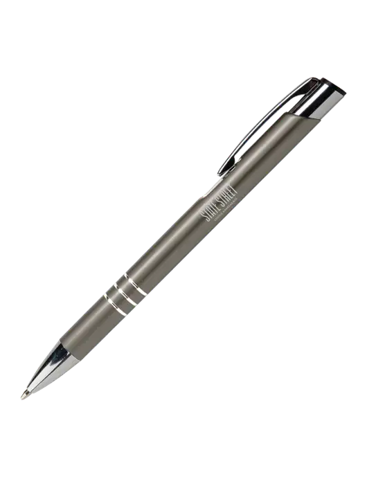 Laurent Gunmetal Pen - Black Ink w/State Street Studio Apts Logo