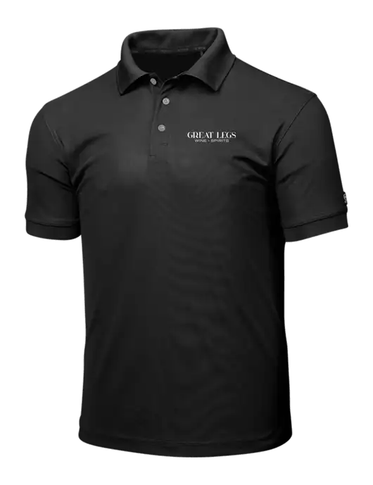 OGIO Blacktop Caliber 2.0 Polo w/Great Legs Wine + Spirits Logo