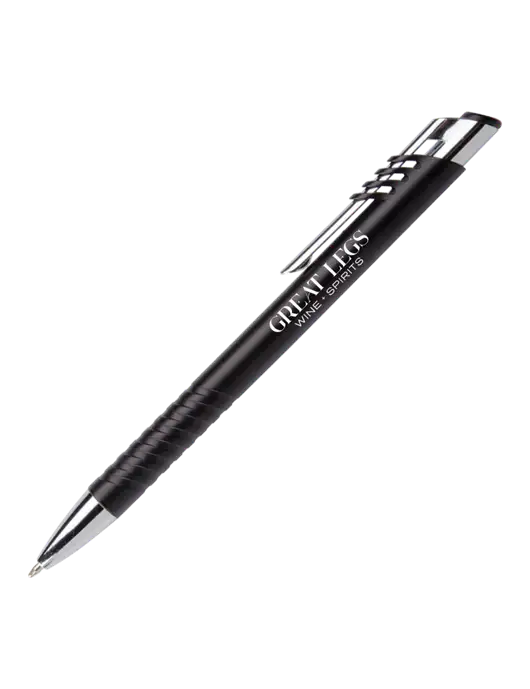Schirhart Black Pen - Black Ink w/Great Legs Wine + Spirits Logo