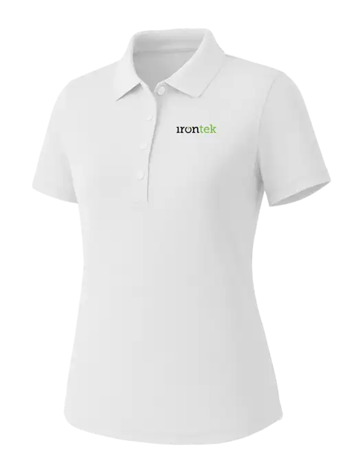 Callaway Womens Core Bright White Performance Polo w/Irontek Logo