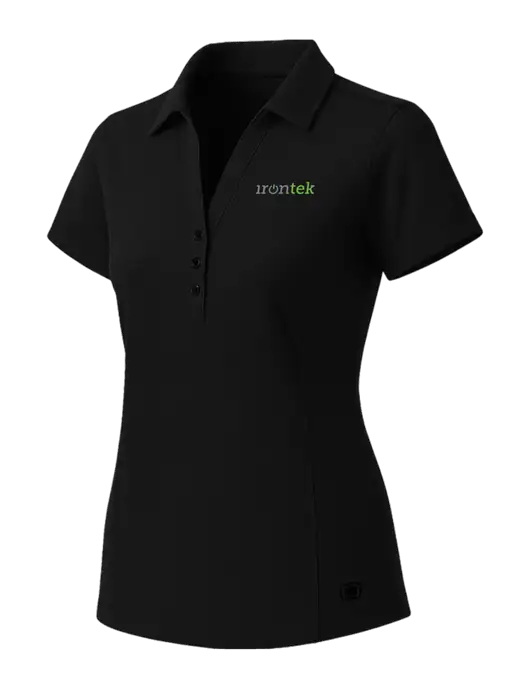 OGIO Womens Blacktop ONYX Polo w/Irontek Logo