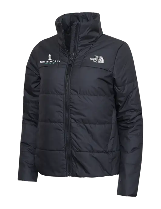 North Face Womens Black Everyday Insulated Jacket w/Bottleworks District Logo