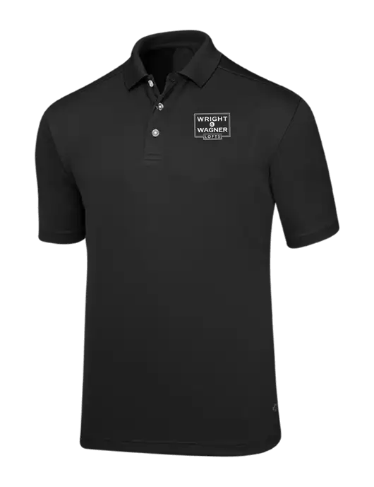 Callaway Core Black Performance Polo w/Wright & Wagner Lofts Logo