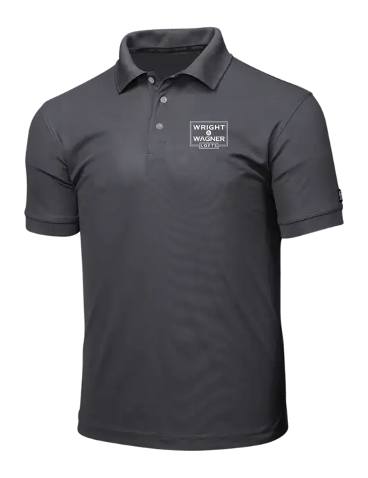 OGIO Charcoal Grey Caliber 2.0 Polo w/Wright & Wagner Lofts Logo