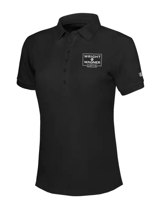 OGIO Womens Blacktop Jewel Polo w/Wright & Wagner Lofts Logo