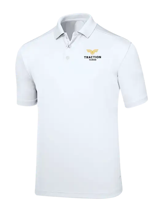 Callaway Core Bright White Performance Polo w/Traction Yards Logo