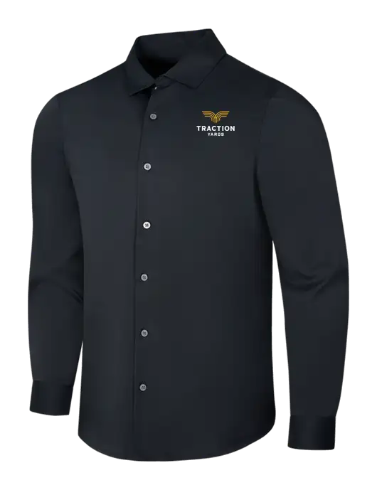 Black City Stretch Shirt w/Traction Yards Logo