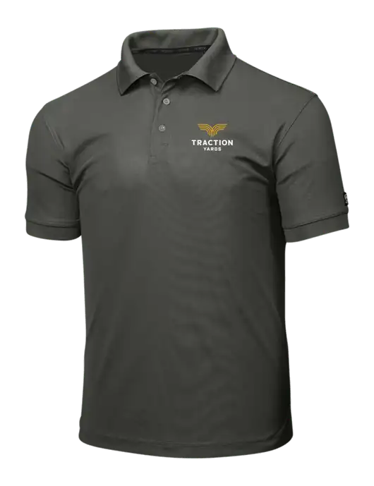 OGIO Medium Grey Caliber 2.0 Polo w/Traction Yards Logo
