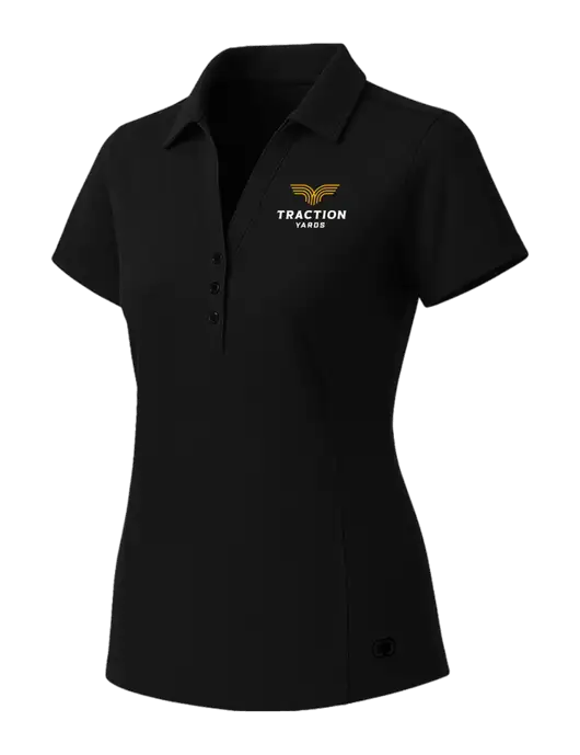 OGIO Womens Blacktop ONYX Polo w/Traction Yards Logo