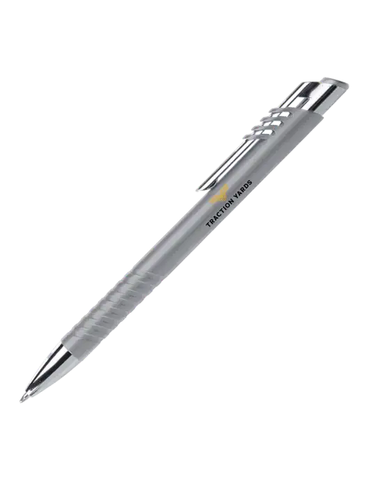 Schirhart Grey Pen - Black Ink w/Traction Yards Logo