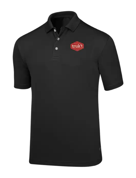 Callaway Core Black Performance Polo w/Truk't Logo